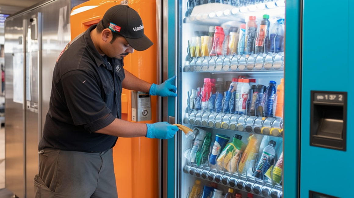 Preventative Maintenance and Cleaning of Vending Machines